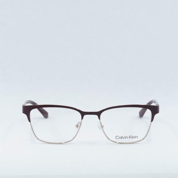 🕶️ New Calvin Klein CK21125 605 Eyeglasses - Burgundy 52mm - Picture 3 of 11